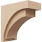 Ekena Millwork 8"W x 16"D x 16"H Classic Rivera Rough Cedar Woodgrain TimberThane Corbel, Primed Tan CORUR08X16X16RIVRCPR - alternate 1